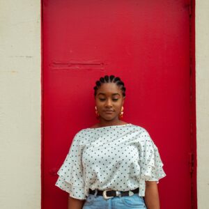 Crystal Polka dot Top