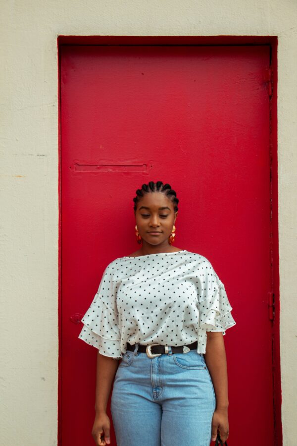Crystal Polka dot Top