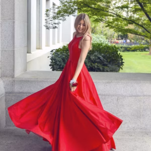 Maria Red Summer Dress